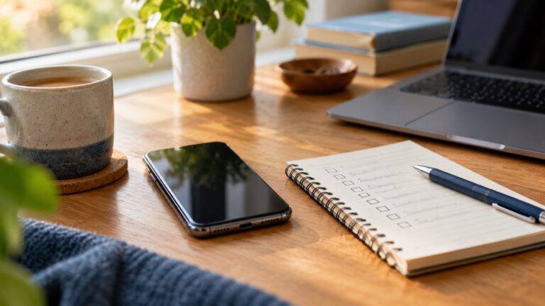Smartphone und Laptop zur sicheren WhatsApp-Gerätekopplung